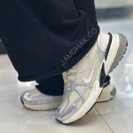 کتونی مردانه نایک V2krun کرم نقره ای سایز 41، 42، 44