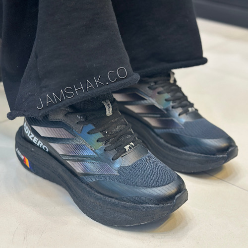 کتونی مردانه رانینگ adizero  مشکی سرمه ای سایز 41 تا 44