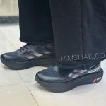 کتونی مردانه رانینگ adizero مشکی سرمه ای سایز 41 تا 44